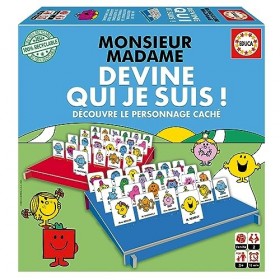 Educa - Devine Qui Je suis Monsieur Madame, Les Joueurs devront deviner Quel Personnage a été Choisi par Leur adversaire. A p