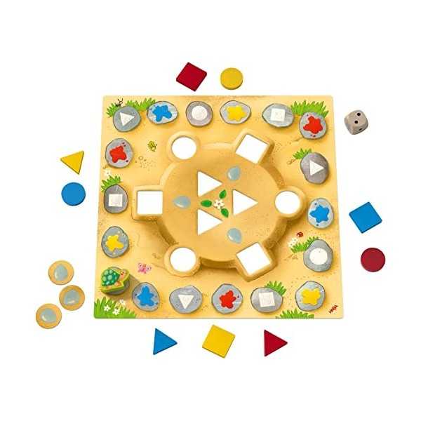 HABA Premiers Couleurs et Formes avec Tilda société Enfant-Un Jeu de coopération et de classement-2 ans-307045, 307045, Color