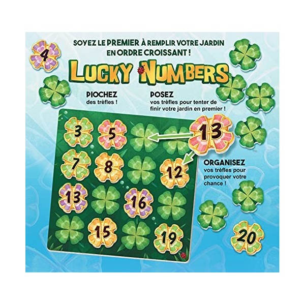 TIKI Editions Lucky Numbers - Jeu de société - Quand Le Sudoku Rencontre Le Loto - Intergénérationnel et idéal pour Toute la 