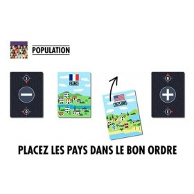 Découvrez Le Monde avec Countries - Le Jeu de Societe : Idéal pour des Soirées Amusantes en Famille ou Entre Amis - Bluffez, 