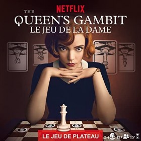 Mixlore | Netflix The Queens Gambit Le Jeu de la dame Le jeu de plateau | Jeu déchecs | À partir de 12 ans | 2 à 4 joueurs