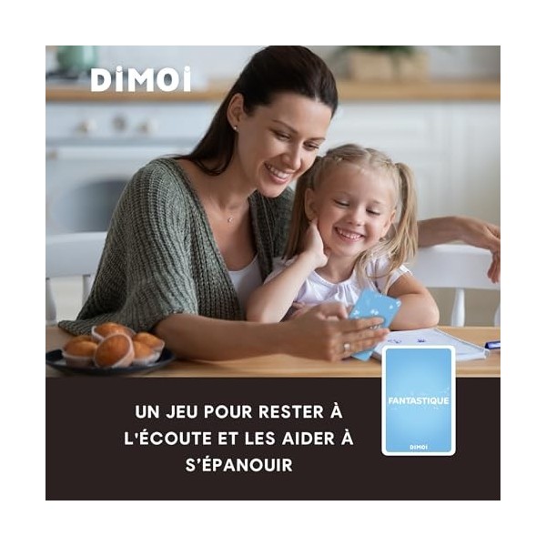 Dimoi Jeu de Cartes Parents - Enfants - 240 Questions Originales po