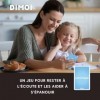 Dimoi Jeu de Cartes Parents - Enfants - 240 Questions Originales pour créer des échanges passionnants et positifs Entre Paren