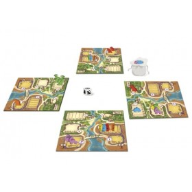 Ankama Draftosaurus Jeu de société - Jeu de Meeples - 8 Ans et Plus