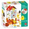 Goula - Happy Chickens - Un Jeu dadresse pour les enfants - Jeu dapprentissage des couleurs et amusant pour la famille - dè