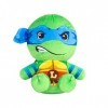 Club Mocchi Mocchi Tomy - Peluche Tortues Ninja Leonardo 15 cm- Peluches TMNT à Collectionner - Jouets sous Licence Officiell