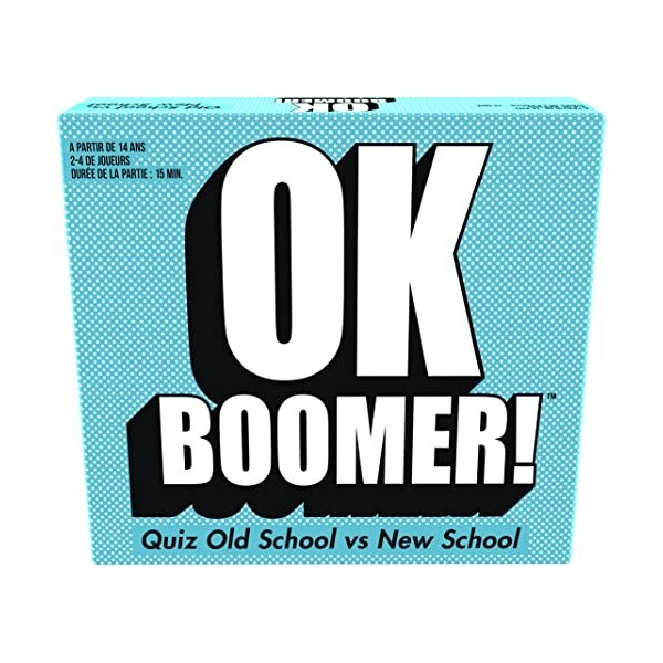 Goliath - OK Boomer - Quiz Pour Toutes Les Générations - Jeu de Société - Testez vos connaissances - Jeu de Cartes - A Jouer 
