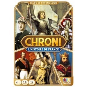 Blackrock Games CHRONI - LHISTOIRE DE France - Nouvelle Version - on The GO Éditions - Jeu de société - Jeu sur lHistoire d