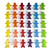 Spieltz Lot de 30 grandes figurines de jeu de société en bois naturel non traité 5 cm 35 x 50 x 10 mm 