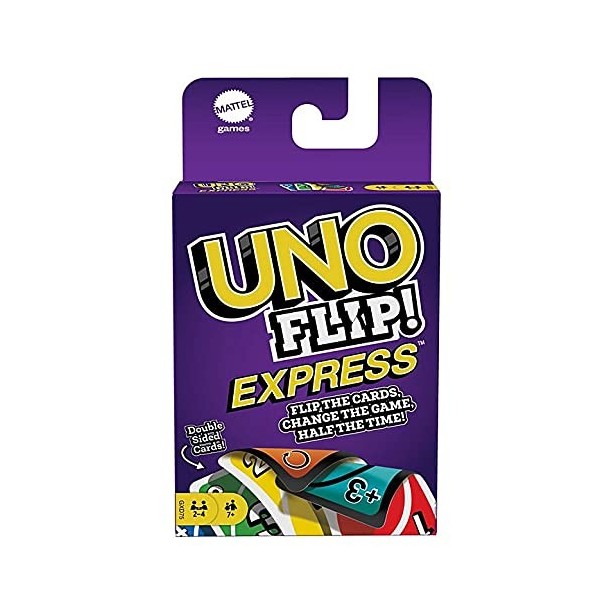 Mattel Games UNO Flip Express