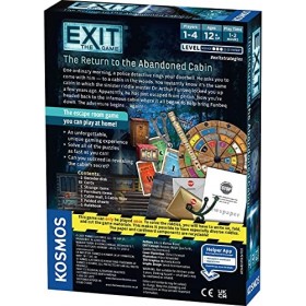 Thames & Kosmos, 692682, EXIT : The Return to The Abandoned Cabin, Niveau : 3, Escape Game Unique, 1 à 4 Joueurs, À partir de
