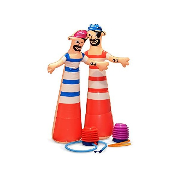 Tomy Pump Up Pirate Jeu de Plateau daction pour Enfants, Famille et Enfants dâge préscolaire, Jeu daction pour Enfants de 