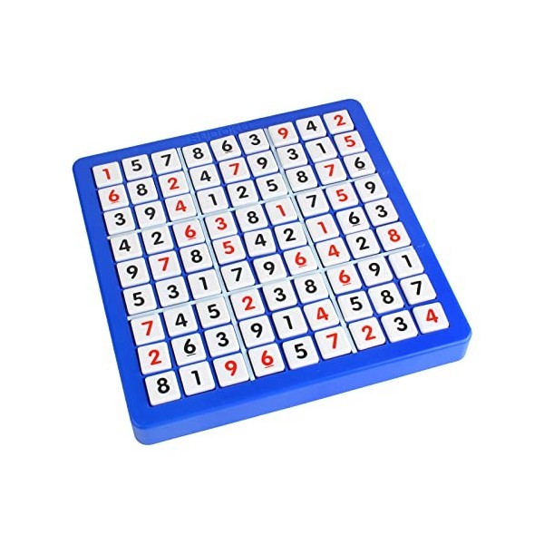 Larcele Jeu de sudoku en plastique avec tiroir - Pour adultes et enfants - 81 grilles - Avec instructions français non garan