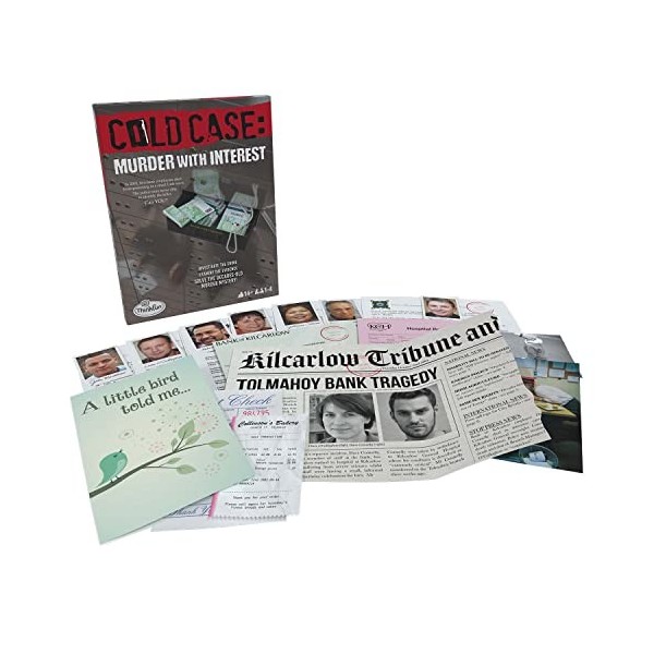 ThinkFun Cold Case: Murder with Interest - Un jeu mystère de dans une boîte pour les 14 ans et plus