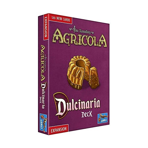 Asmodee Lookout Spiele, Agricola: Dulcinaria Deck, Board Game, Ages 12+, 1 to 4 Players, 30 to 120 Minutes Playing Time