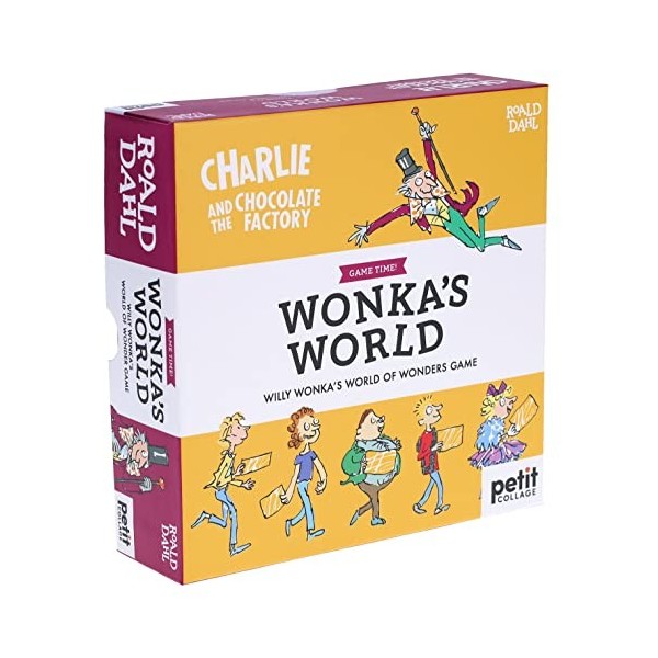 Petit Collage Roald Dahl Willy Wonkas World of Wonder, Multicoloured, PRD015