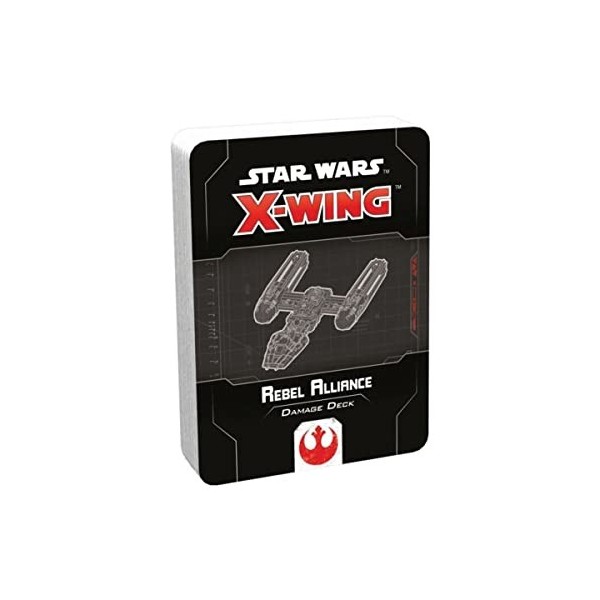 Fantasy Flight Games - Star Wars X-Wing Second Edition: Star Wars X-Wing: Rebel Alliance Damage Deck - Miniature Game