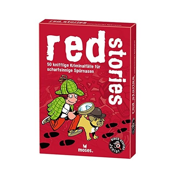 moses. Black Stories Junior Red Stories | kriminal Coups 50 Cas pour scharfsinnige spür Nez | Le mystère Jeu de Cartes pour E