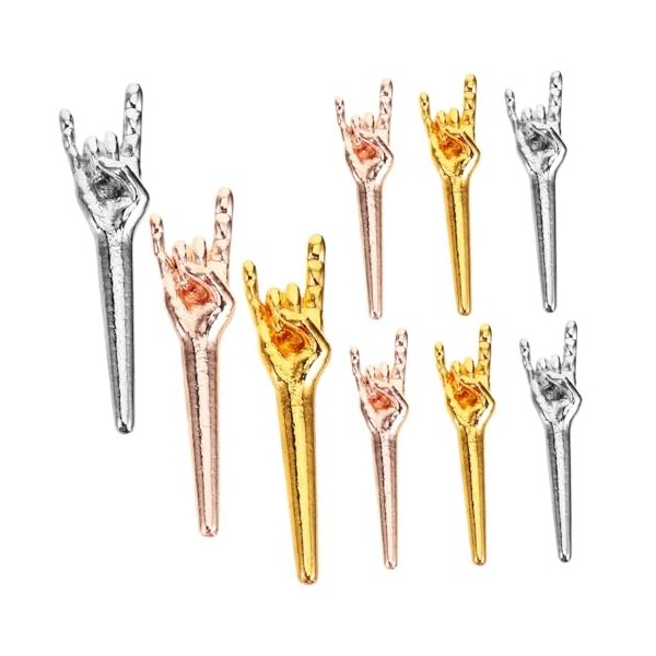 Lot De 12 Anneaux Clips En Métal Ibasenice - Pour Nouer Facilement écharpes, Foulards Et Cols De T-shirts