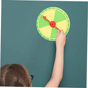CHILDWEET 2 Pièces Plaque Tournante De Loterie Roue De Suspendue Mini Roue De Jeux De Classe Jouet De Compétences Mathématiqu