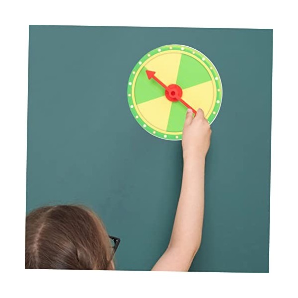 CHILDWEET 2 Pièces Plaque Tournante De Loterie Roue De Suspendue Mini Roue De Jeux De Classe Jouet De Compétences Mathématiqu