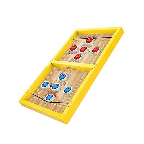 Toyvian Jouets De Puzzle 1 Jeu DÉchecs Rebondissant Amusant Rebondissant Football Bureau Hockey sur Glace Basket-Ball Jeu De