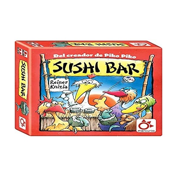 Mercurio- Jeu Sushi Bar, M0010, Multicolore