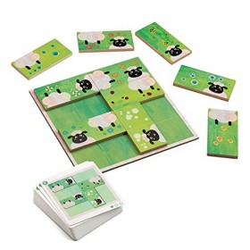 Djeco Jeux daction et Reflejosjuegos educativosDjecojuego Sheep Logic Multicolore 15 - Version Espagnole