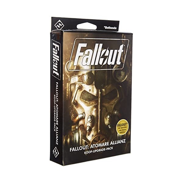 Fantasy Flight Games Fallout - Atomare Alliance | Extension | Jeu dexperts | Jeu de stratégie | 1 à 4 Joueurs | À partir de 