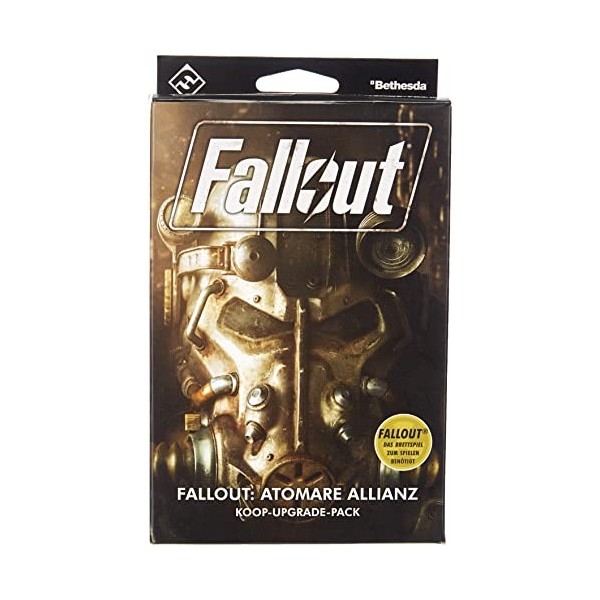 Fantasy Flight Games Fallout - Atomare Alliance | Extension | Jeu dexperts | Jeu de stratégie | 1 à 4 Joueurs | À partir de 