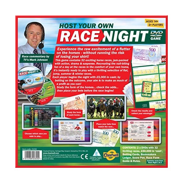 Cheatwell Games Host Your Own Race Night