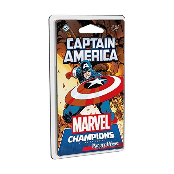 Fantasy Flight Games - Marvel Champions JCE - 04 - Captain America Héros 