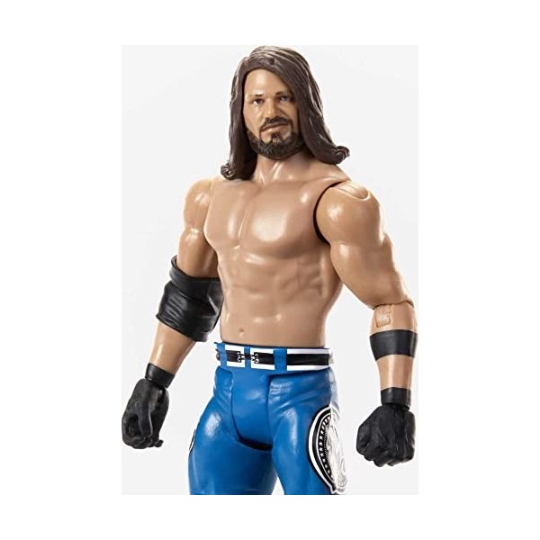 WWE Catch - HKP73 - Figurine articulée 15cm - Personnage AJ Styles