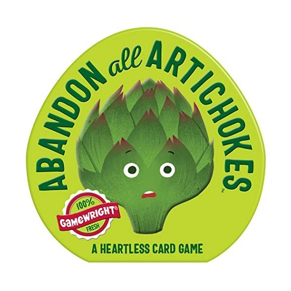 Gamewright , Abandon All Artichokes, Card Game, Ages 10+, 2 to 4 Players, 20 mins Minutes Playing Time, 12.07 x 14.61 x 3.81 