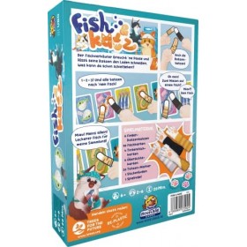 Fish & Katz | HeidelBär Games | Allemand | Jeu daction | pour 2 à 6 Personnes | à partir de 6 Ans