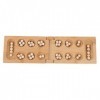 TOYANDONA 1 Pc Mancalá Mancala pour Les Enfants Planche De Mancala Bricolage Jeu De Dames Jeu De Société Mancala pour Adultes