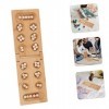 TOYANDONA 1 Pc Mancalá Mancala pour Les Enfants Planche De Mancala Bricolage Jeu De Dames Jeu De Société Mancala pour Adultes