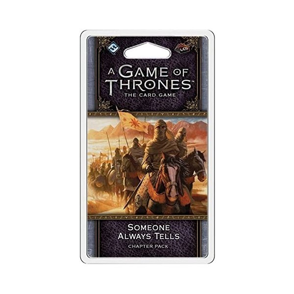 Fantasy Flight Games FFGGT28 Someone Always Tells Pack de chapitre : AGOT LCG 2ème édition Multicolore