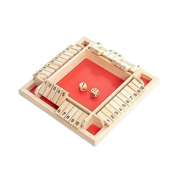 Échiquier en Bois pour Enfants Jouet pour Enfants Jeux De Table en Bois Jouets Mathématiques Jeu Parent-Enfant Jeux De Sociét