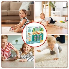 LIETEX société Assorti Boulangerie - mémoire Plateau Alimentaire pour,Jouets éducatifs dapprentissage préscolaire pour la mo