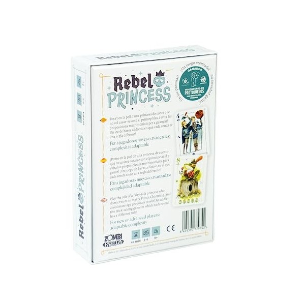 Zombi Paella Rebel Princess Jeu de Cartes