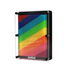 I-TOTAL® - Grand Pin Art Board en plastique 25 x 5,5 x 14,8 cm pour garçons, Pin Art 3D pour la maison et la salle de jeux.