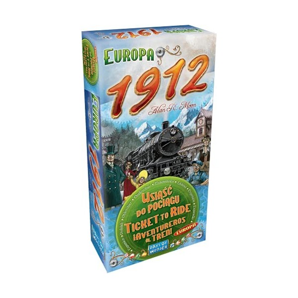 Asmodee Ticket to Ride - Europe 1912 Expansion Pack DOW720111 