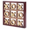 TOYANDONA 1 Jeu XO Échecs Jeu De Plateau Interactif Jouet Déchecs en Bois Tableau Interactif Jouets De Puzzle Jouets De Jeu 