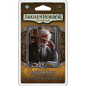 Fantasy Flight Games Arkham Horror The Card Game: Investigator Starter Deck - Harvey Walters Investigator, Card Game, Ages 14