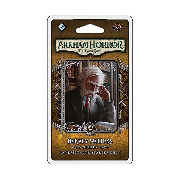 Fantasy Flight Games Arkham Horror The Card Game: Investigator Starter Deck - Harvey Walters Investigator, Card Game, Ages 14