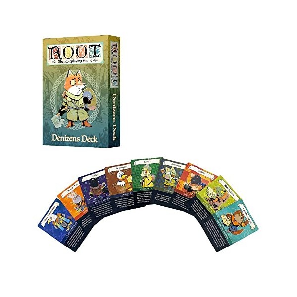 Magpie Games: Root RPG, Denizens Deck, Rencontre des méchants, des leaders, des innocents et tout le reste, complet avec stat