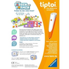 Ravensburger tiptoi Spiel 00168 - Meine Farben und Formen, Lernspiel für Kinder AB 2 Jahren: Findest du den roten Kreis?