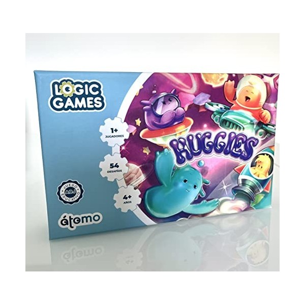 Huggies. Jeux de logique Logic Game. Jeu pour 1 Joueur à partir de 4 ans. Jeu pour raisonnement, logique, attention et intell