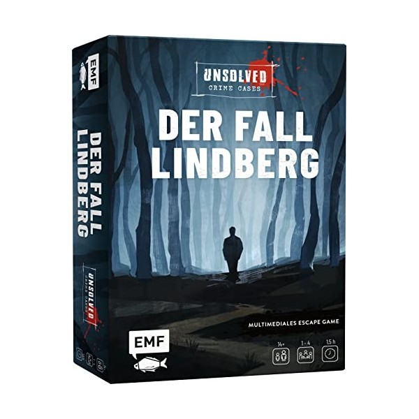 Boîte de jeu de crime : Unsolved Crime Cases – Le cas Lindberg : jeu dévasion multimédia avec de véritables preuves telles q